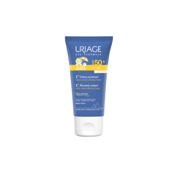 1ère crème minérale SPF 50+ bébé Uriage - tube de 50 ml