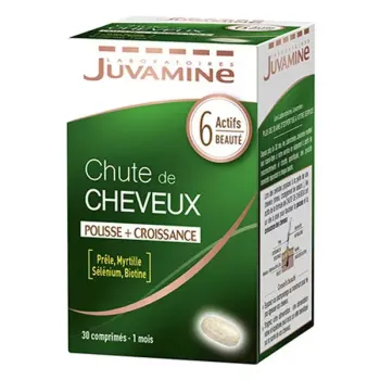 Chute de cheveux Juvamine - boite de 30 comprimés 