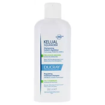 Squanorm shampooing traitant régulateur pellicules grasses Ducray - flacon 200ml