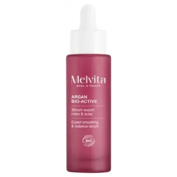 Argan Bio-Active Sérum expert rides et éclat Melvita - flacon pipette de 30ml