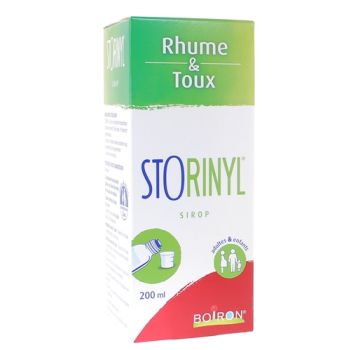 Storinyl Sirop Rhume & Toux Boiron - flacon de 200ml