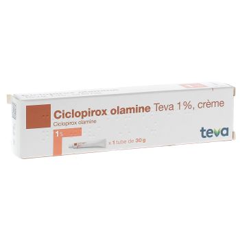 Ciclopirox olamine crème 1% Teva - tube de 30g