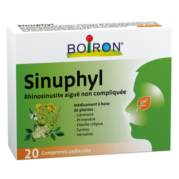 Sinuphyl Boiron - boîte de 20 comprimés pelliculés