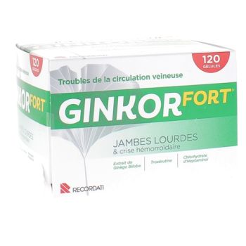 Ginkor fort gélule - boîte de 120 gélules