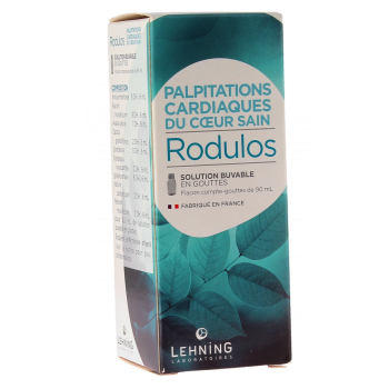 Rodulos palpitations cardiaques du coeur sain Lehning - flacon compte-gouttes de 90ml