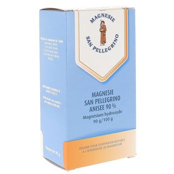 Magnesie San Pellegrino anisée 90% poudre orale 90g - flacon de 90g