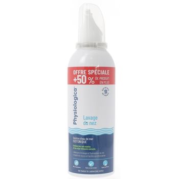 Physiologica lavage du nez solution d'eau de mer isotonique spray Gifrer - spray de 150ml