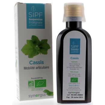 SIPF Cassis bio Synergia - flacon de 100ml