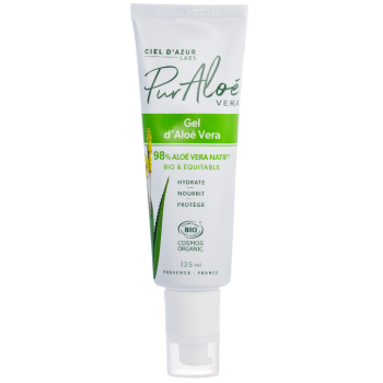 Gel 98% d'Aloe vera Bio Pur Aloé - tube de 125 ml