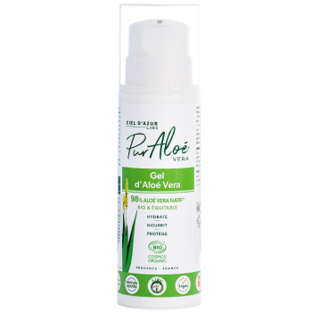 Gel 98% d'aloe vera bio Pur Aloé - flacon de 250 ml