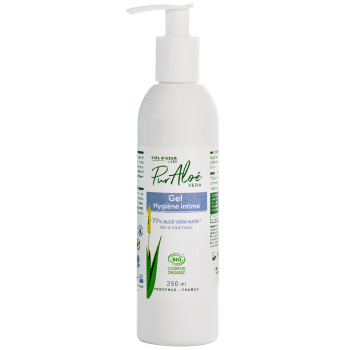 Gel intime soin Aloe vera 77% Bio Pur Aloé - flacon de 250 ml