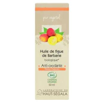 Huile de figue de Barbarie bio Haut-Ségala - flacon de 50ml