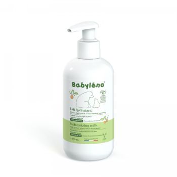 Lait hydratant bio Babyléna - flacon-pompe de 200ml