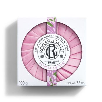 Savon parfumé Feuille de thé Roger & Gallet - pain de 100 g