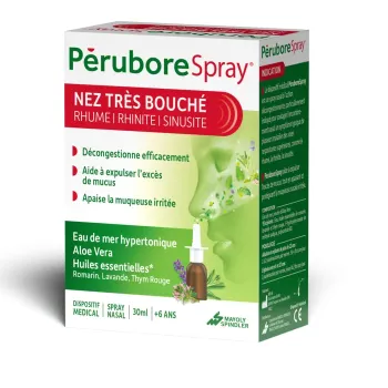 Pérubore spray nez très bouché - flacon de 30ml