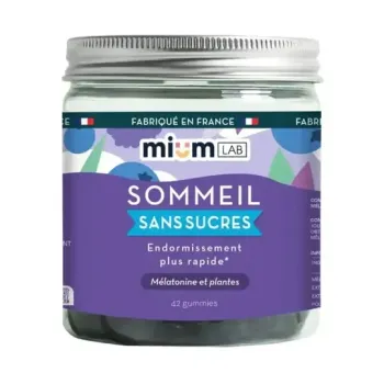 Sommeil gummies sans sucres Mium Lab - pot de 42 gummies