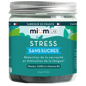 Stress gummies sans sucres Mium Lab - pot de 42 gummies