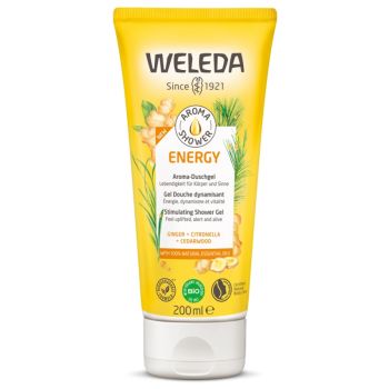 Aroma Shower Energy Gel douche dynamisant Weleda - tube de 200ml