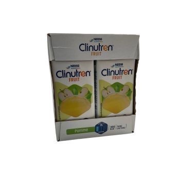 Clinutren fruit saveur pomme - 4 briques de 200 ml