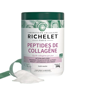 Peptides de collagène en poudre Richelet - pot de 288g