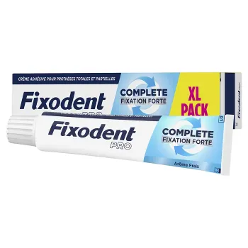 Crème adhésive Fixodent Pro Complete arôme frais - Tube 70g