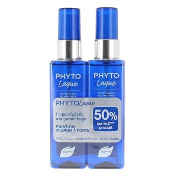 Laque végétale fixation médium Phyto Paris - lot de 2 sprays de 100ml