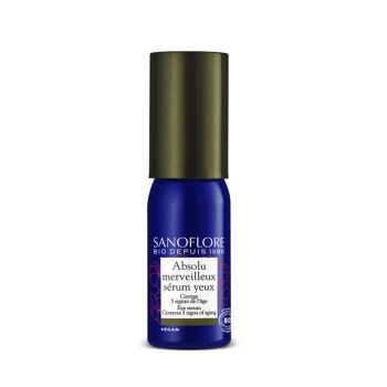 Absolu Merveilleux Sérum yeux anti-rides bio Sanoflore - flacon de 15ml