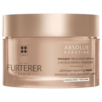 Absolue Kératine Cure Renaissance masque réparateur ultime cheveux épais René Furterer - pot de 200 ml