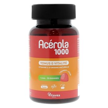 Acérola 1000 Vitavea - pot de 30 gummies