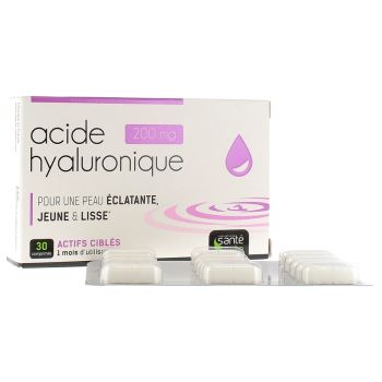 Acide Hyaluronique 200 mg Santé Verte - boîte de 30 comprimés