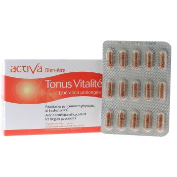 Activa bien-être tonus vitalité - boîte de 30 gélules