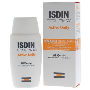 Active Unify dépigmentant SPF50+ Foto Ultra 100 Isdin - flacon de 50ml