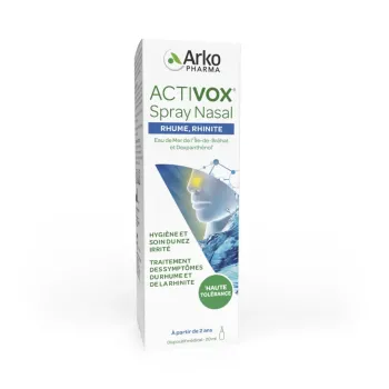 Activox spray nasal rhume et rhinite Arkopharma - flacon de 20ml