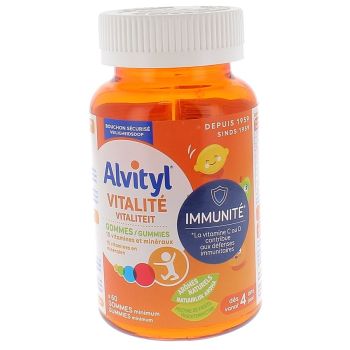 Alvityl vitalité 10 vitamines - boite de 60 gommes