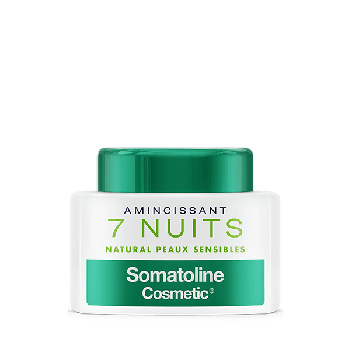 Amincissant 7 Nuits Gel-crème natural peaux sensibles Somatoline Cosmetic - pot de 400 ml