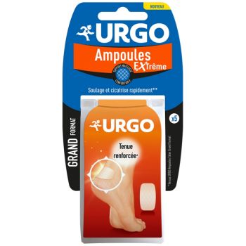 Ampoules extrême grand format Urgo - boîte de 5 pansements