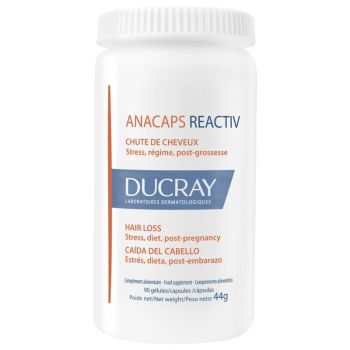 Anacaps reactiv pour cheveux et ongles Ducray - boîte de 3x30 capsules à avaler