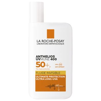 Anthelios UVMune 400 Fluide solaire invisible SPF 50+ La Roche-Posay - flacon de 50ml