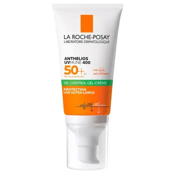 Anthelios UVmune 400 Gel-crème Oil Control SPF50+ avec parfum La Roche-Posay - tube de 50 ml