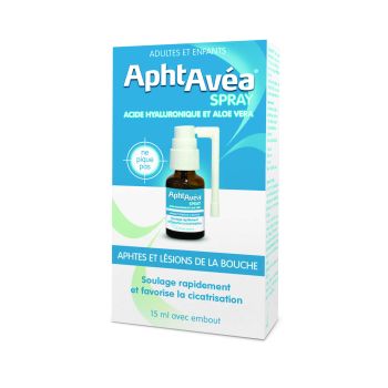 Aphtes et lésions de la bouche AphtAvéa - spray de 15 ml