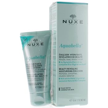 Aquabella Emulsion hydratante Nuxe - flacon pompe de 50ml + gelée 30ml offerte