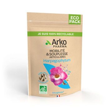 Arkogélules Harpagophytum bio mobilité et souplesse articulaires Arkopharma - sachet de 270 gélules