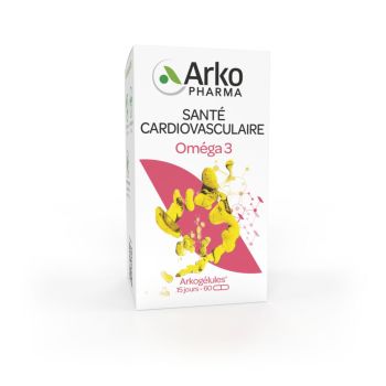 Arkogélules oméga 3 Arkopharma - boîte de 60 gélules