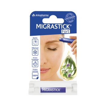 Stick Migrastick fort Arkopharma - stick de 3 ml