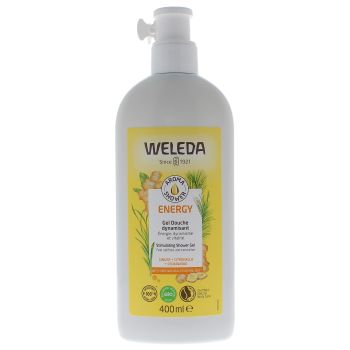 Aroma Shower Energy Gel douche dynamisant Weleda - flacon-pompe de 400ml