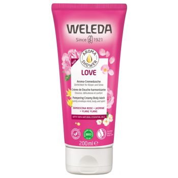 Aroma Shower Love Crème de douche harmonisante Weleda - tube de 200ml