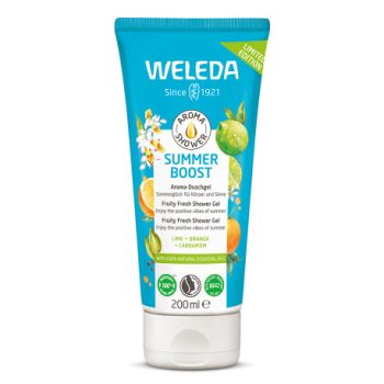 Aroma shower Summer boost gel douche Weleda - tube de 200ml