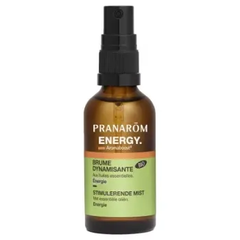 Aromaboost Energy énergie Brume dynamisante bio Pranarôm - spray de 50 ml