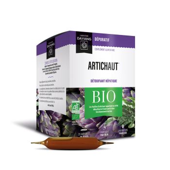 Artichaut Bio détoxifiant hépatique Dayang - boîte de 20 ampoules