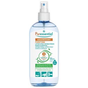 Assainissant Lotion Spray Antibactérien mains & surfaces Puressentiel - spray de 250 ml